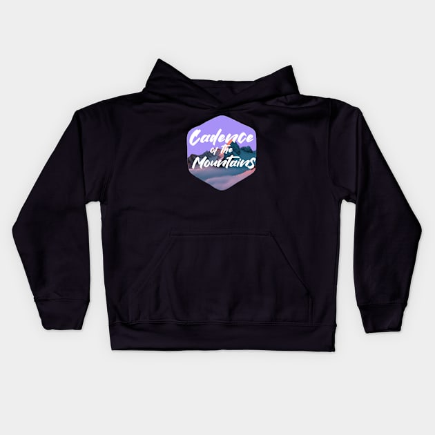 Cadence of the Mountains, Mountain picture Kids Hoodie by Geomhectic